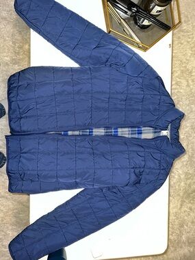 Voyager Navy Quilted Puffer Jacket